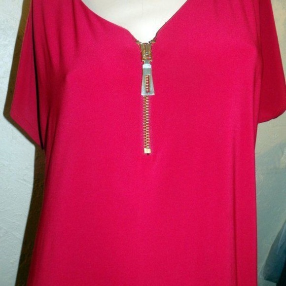 CB Established Red Knit Sheath Dress - Picture 3 of 4